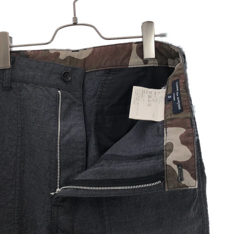 COMME des GARCONS HOMME / コムデギャルソンオム | 2012SS | ウール モヘヤ 縮絨 ベイカーパンツ | S | メンズ