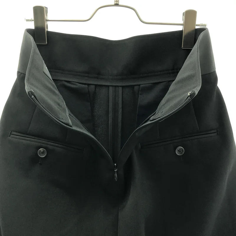 THE RERACS / ザリラクス | 2020SS | バックジップ タック ワイドスラックス パンツ | 38 | レディース