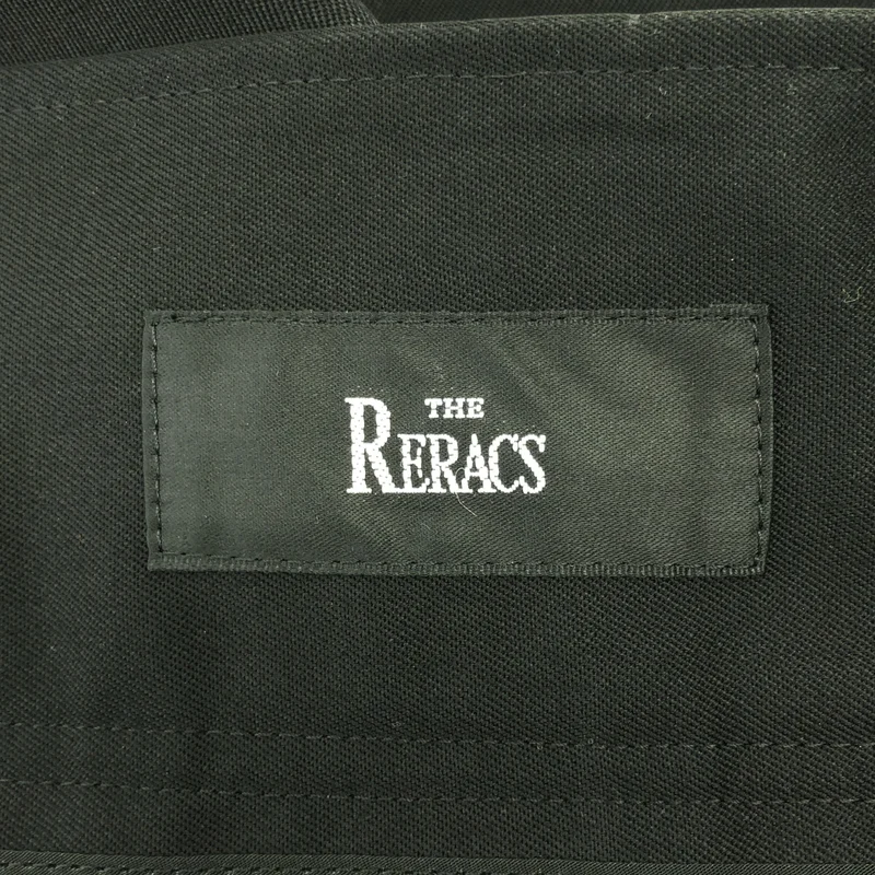 THE RERACS / ザリラクス | 2020SS | バックジップ タック ワイドスラックス パンツ | 38 | レディース