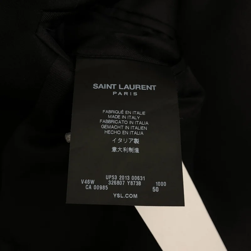 SAINT LAURENT PARIS / サンローランパリ | 2013AW | エディ期 1B スモーキングジャケット | 50 | メンズ