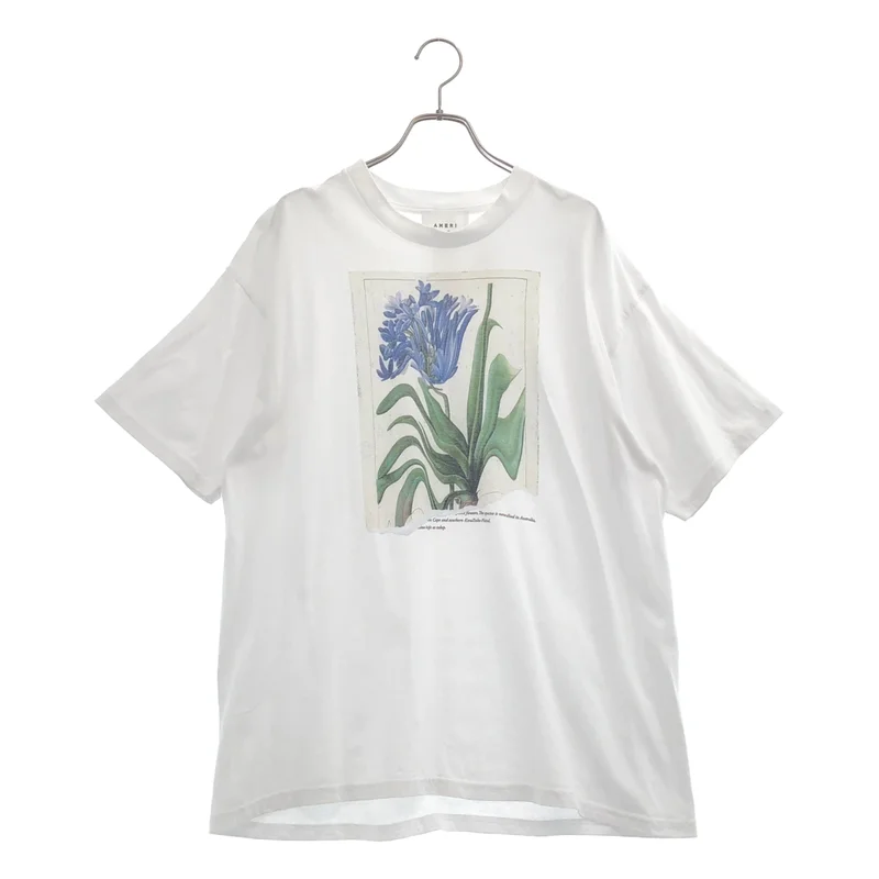 AMERI / アメリ | DROOP FLOWER BIG TEE / ドロップショルダー フラワープリント ビッグTシャツ | F | レディース