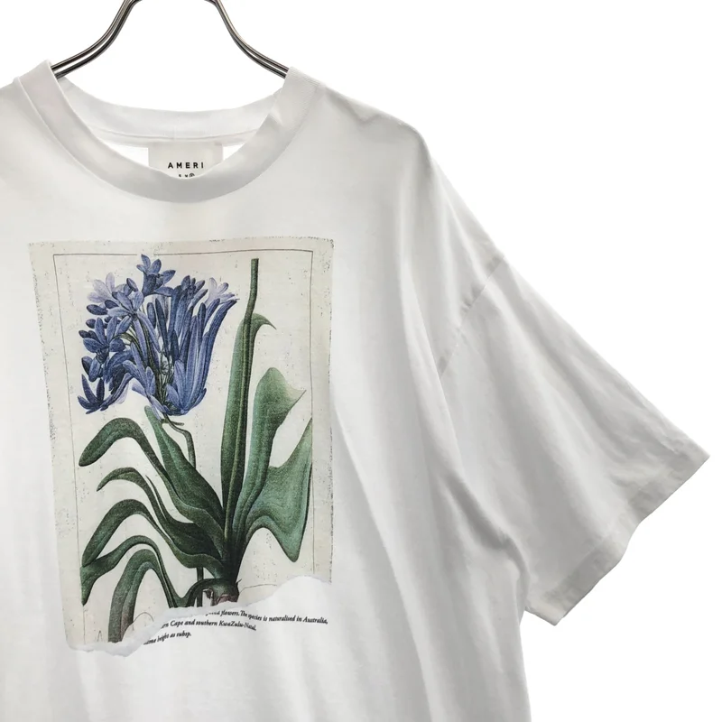 AMERI / アメリ | DROOP FLOWER BIG TEE / ドロップショルダー フラワープリント ビッグTシャツ | F | レディース