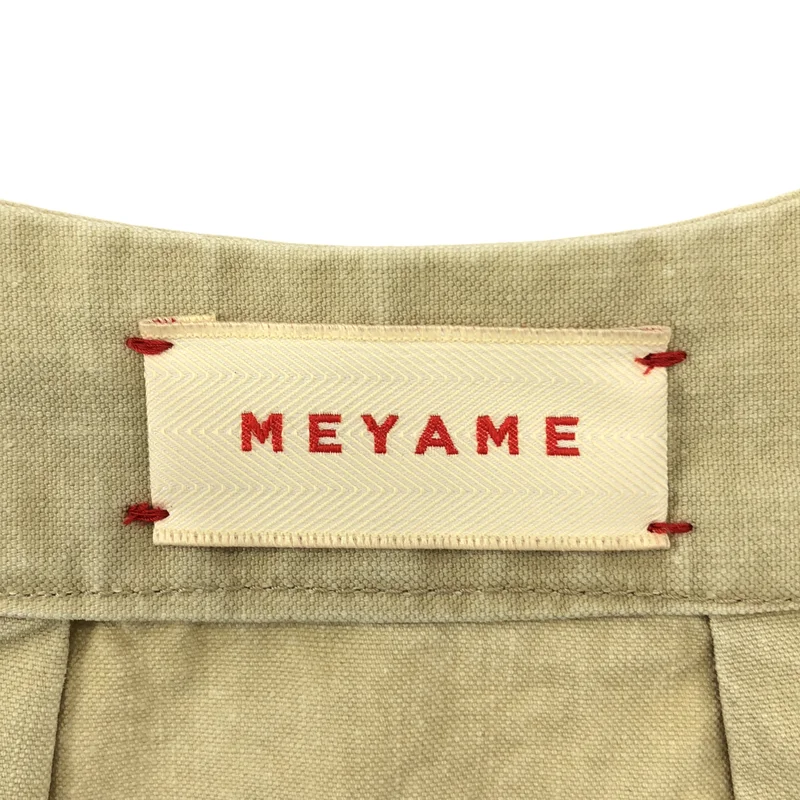 MEYAME / メヤメ | ノーカラー カーディガン シャツ | F | レディース