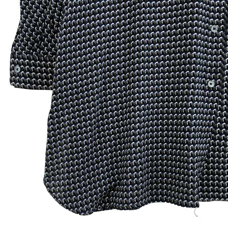WEEKEND MAX MARA / ウィークエンドマックスマーラ | シルク ジオメトリック シャツ | 40 | レディース