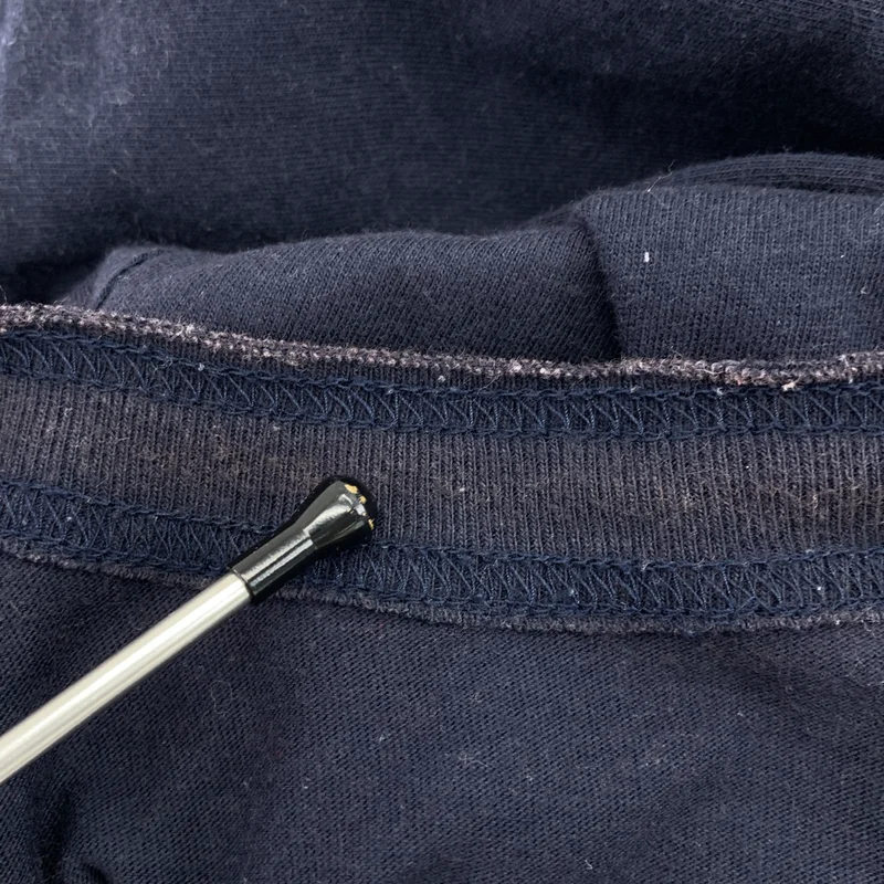 sacai / サカイ | 2020SS | ZIP SLEEVE LONG TEE / コットン ストライプ 切り替え ジップスリーブ ロングTシャツ カットソー | 1 | メンズ