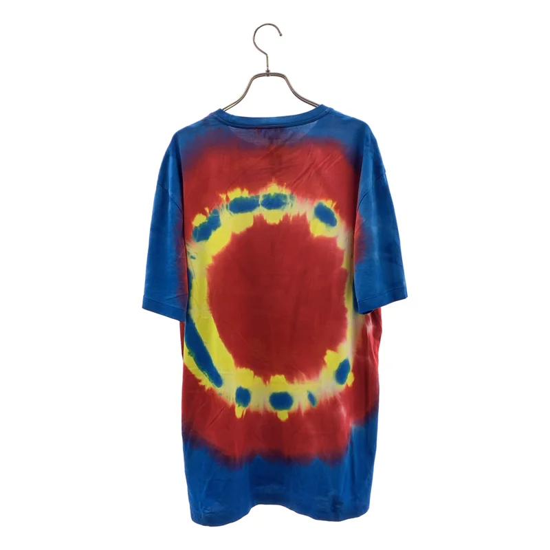 VERSACE / ヴェルサーチ | タイダイ染 メデューサロゴ プリント Tシャツ | XL | メンズ