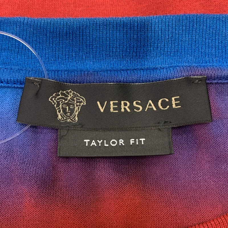 VERSACE / ヴェルサーチ | タイダイ染 メデューサロゴ プリント Tシャツ | XL | メンズ