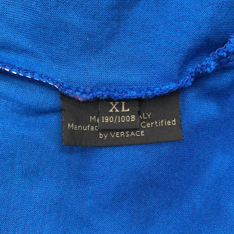 VERSACE / ヴェルサーチ | タイダイ染 メデューサロゴ プリント Tシャツ | XL | メンズ