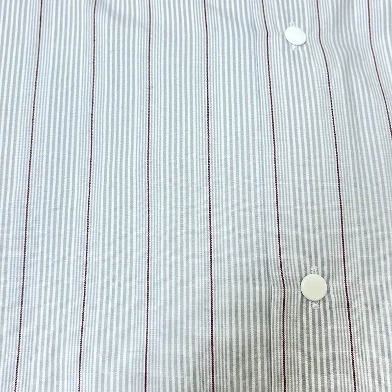 nanamica / ナナミカ | Regular Collar Stripe Wind Shirt / ストライプ オーバーシルエット シャツ | XL | メンズ
