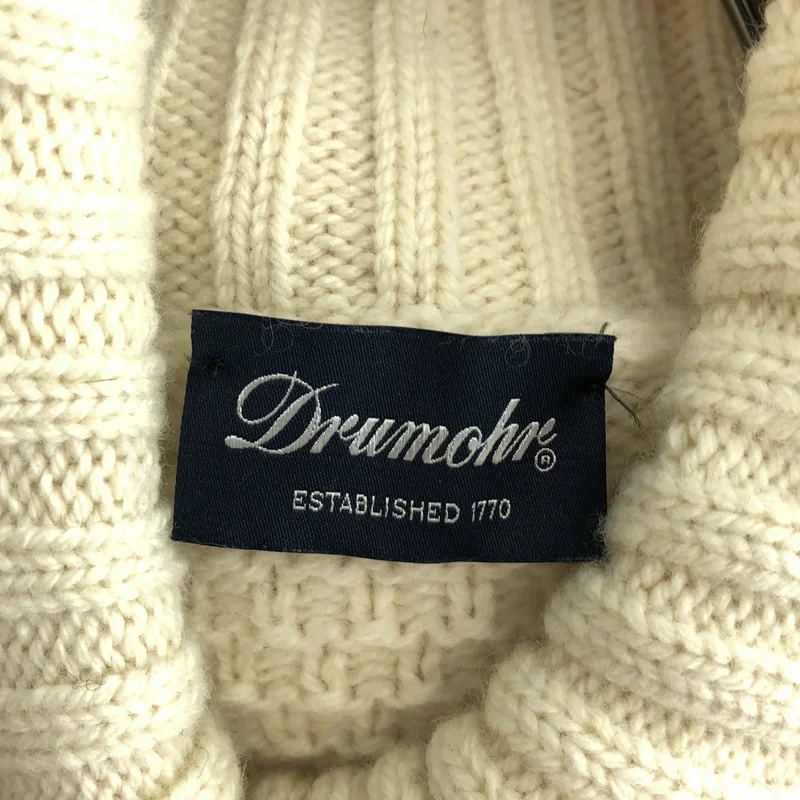 Drumohr / ドルモア | ウール ケーブル タートルネックニット | 46 | メンズ