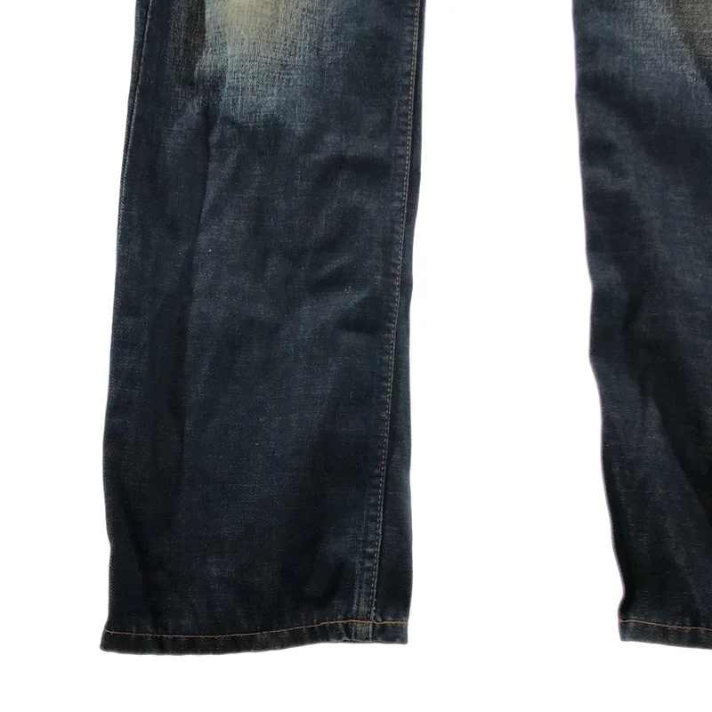 JUNYAWATANABE COMMEdesGARCONS MAN / ジュンヤワタナベマン | 2002AW | × Levi's / ヴィンテージ加工 ロゴ刺しゅう ストレートデニムパンツ | M | メンズ