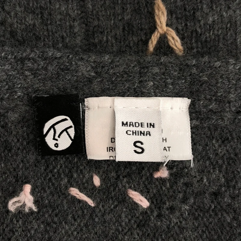 YanYan / ヤンヤン | ウール フラワーモチーフ ニット キャミソール | S | レディース