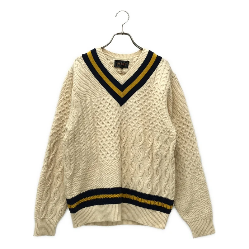 BEAMS PLUS / ビームスプラス | クレイジーパターン クリケット ニット | S | メンズ