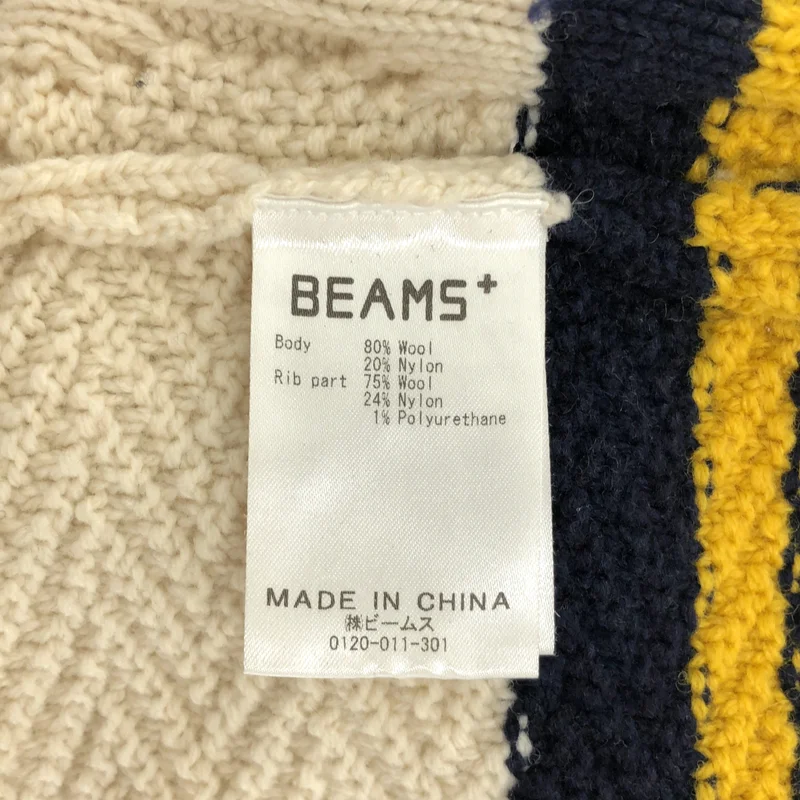 BEAMS PLUS / ビームスプラス | クレイジーパターン クリケット ニット | S | メンズ
