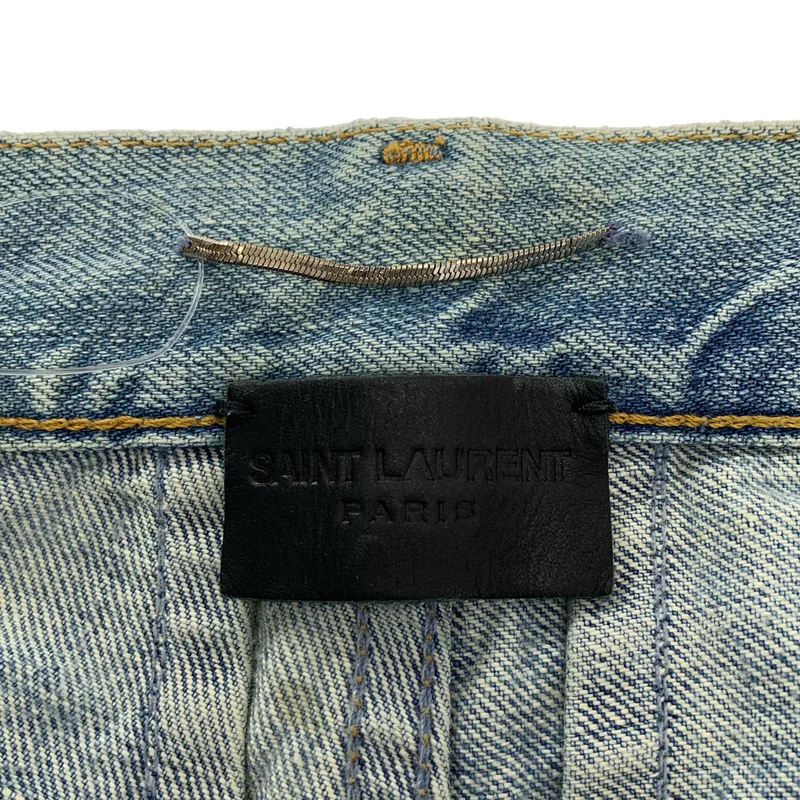 SAINT LAURENT PARIS / サンローランパリ | 2015SS | リペア加工 スキニーデニムパンツ | 28 | メンズ
