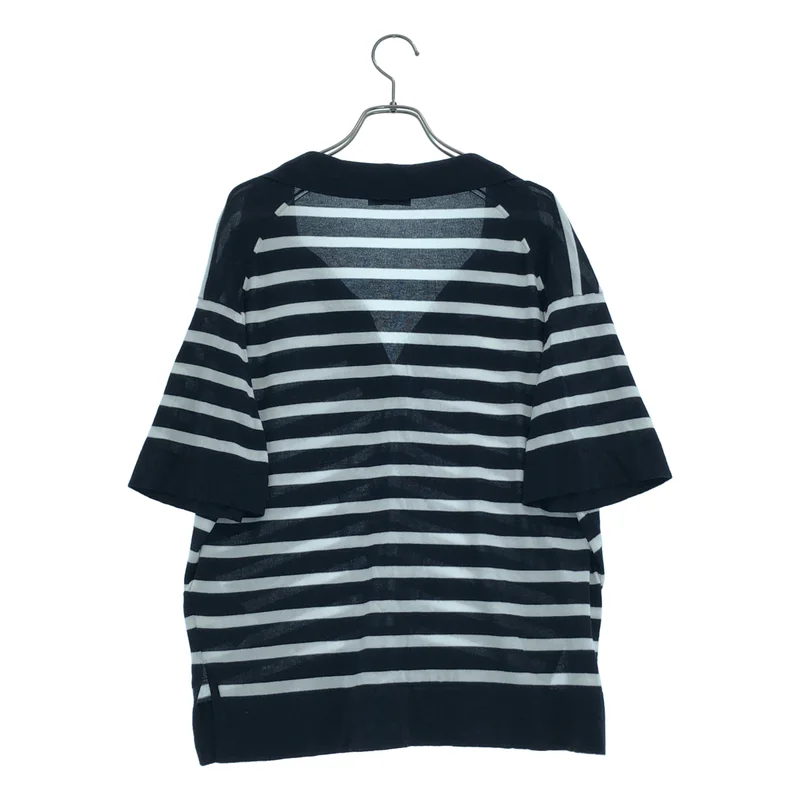 JOHN SMEDLEY / ジョンスメドレー | スキッパー ボーダー ニット トップス | S | レディース