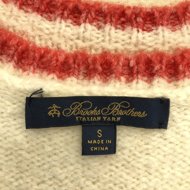 BROOKS BROTHERS / ブルックスブラザーズ | ウール クルーネック ニット セーター | S | レディース