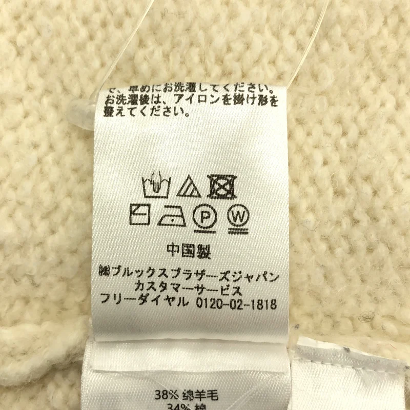 BROOKS BROTHERS / ブルックスブラザーズ | ウール クルーネック ニット セーター | S | レディース