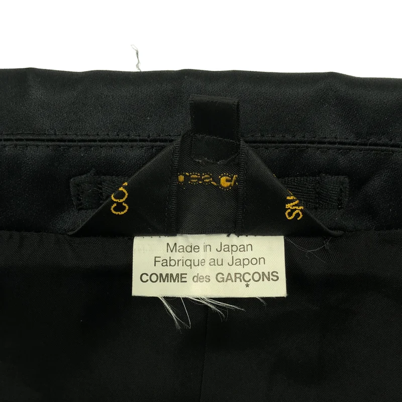COMME des GARCONS / コムデギャルソン | 2014SS | サテン 2B テーラードジャケット | XS | レディース