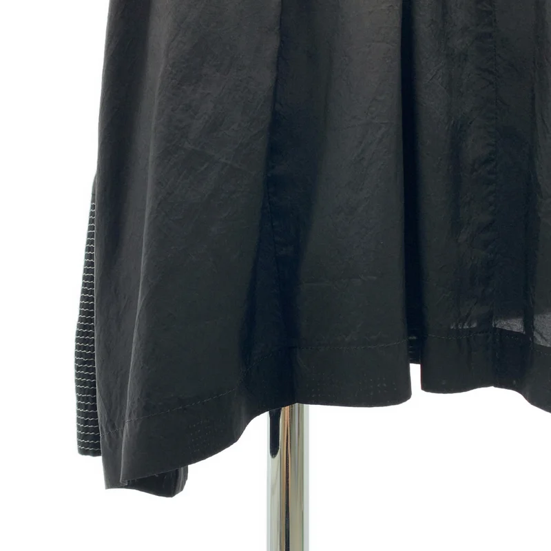 tricot COMME des GARCONS / トリココムデギャルソン | 2008SS | 脱色加工 アシンメトリー ステッチワーク ギャザー ドレス ワンピース | S | レディース