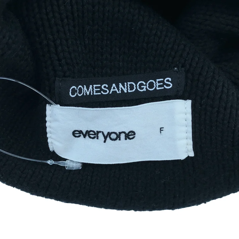everyone / エブリワン | ×COMESANDGOES / ロゴ ニットキャップ ビーニー | F | その他
