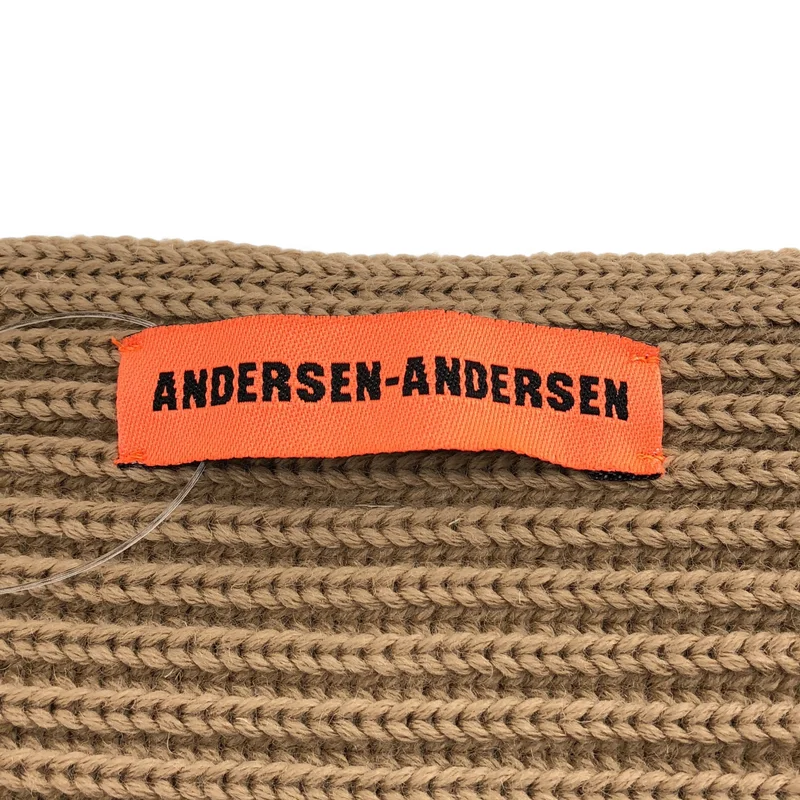 ANDERSEN-ANDERSEN / アンデルセンアンデルセン | リブニットマフラー |