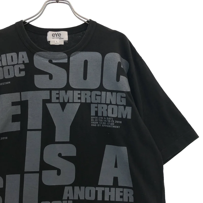 eye JUNYA WATANABE COMME des GARCONS MAN / アイジュンヤワタナベ マン | 2021SS | ロゴプリント Tシャツ_半袖 WG-T914 | L | メンズ