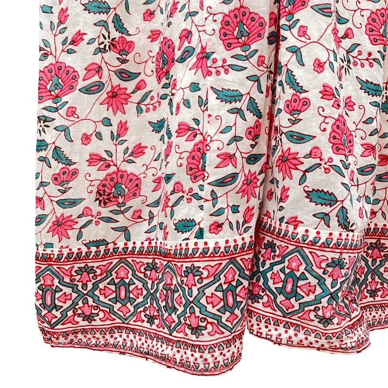 ne Quittez pas / ヌキテパ | Ethnic Print Flare Sleeve Dress / エスニックプリント フレアスリーブワンピース |
