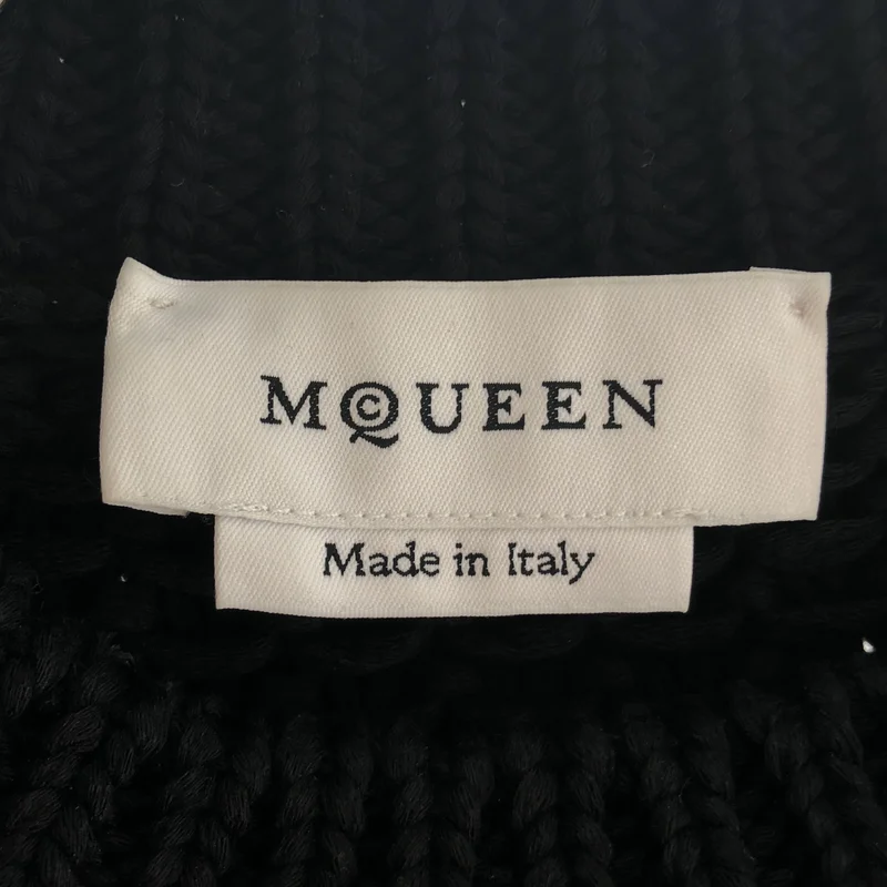 ALEXANDER MCQUEEN / アレキサンダーマックイーン | インターシャ ローゲージ クルーネックニット | M | メンズ