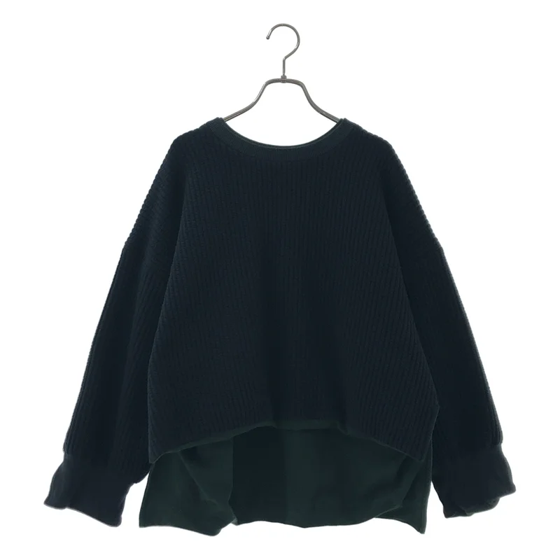 m.u Japoness / エムユー | リバーシブル クルーネックスウェット | 2XL | レディース