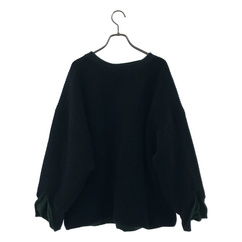 m.u Japoness / エムユー | リバーシブル クルーネックスウェット | 2XL | レディース