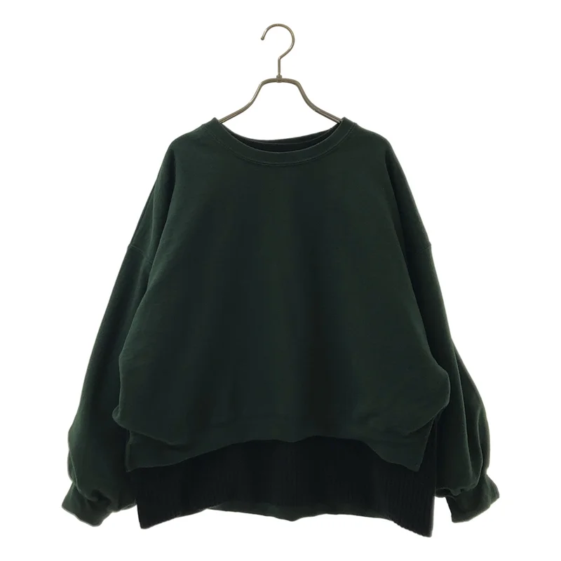 m.u Japoness / エムユー | リバーシブル クルーネックスウェット | 2XL | レディース