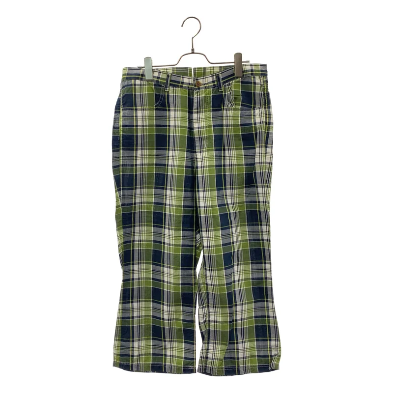 tricot COMME des GARCONS / トリココムデギャルソン | 2008SS | 製品洗い加工 チェック ワイドパンツ | M | レディース