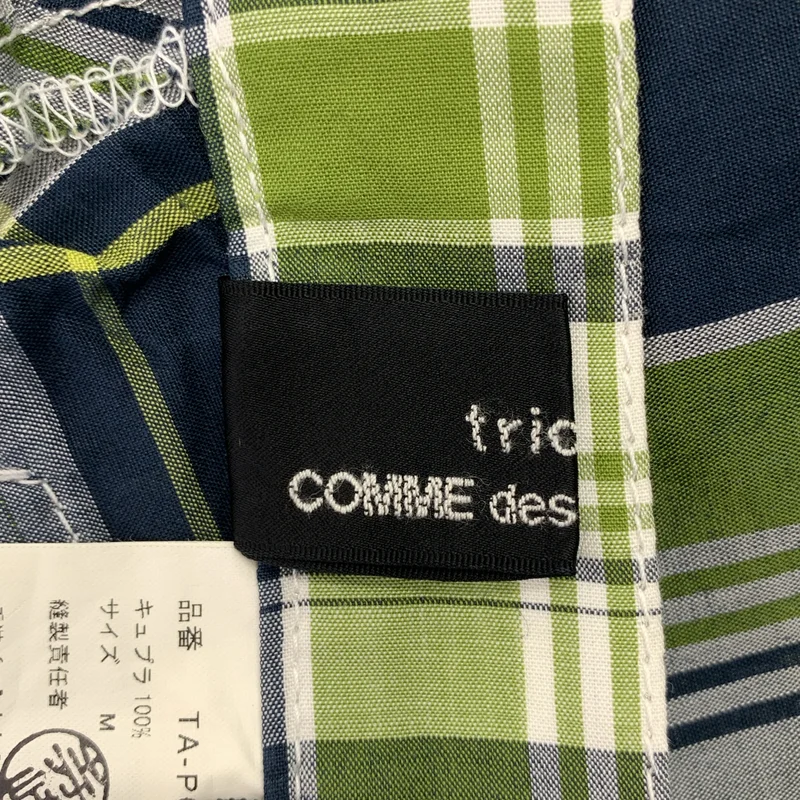 tricot COMME des GARCONS / トリココムデギャルソン | 2008SS | 製品洗い加工 チェック ワイドパンツ | M | レディース