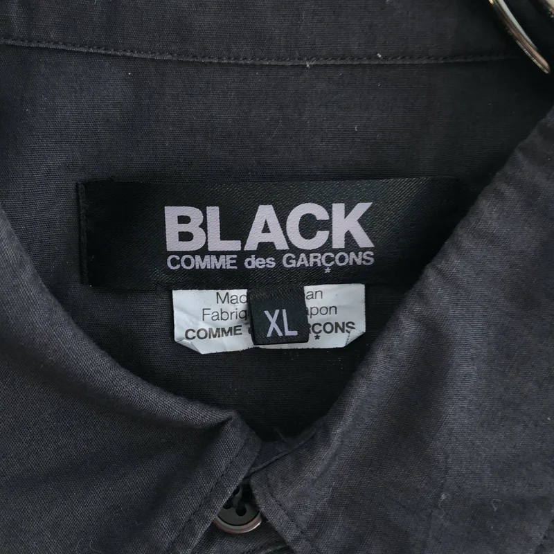 BLACK COMME des GARCONS / ブラックコムデギャルソン | 2013SS | コットン 製品染め レギュラーカラーシャツ | XL | メンズ