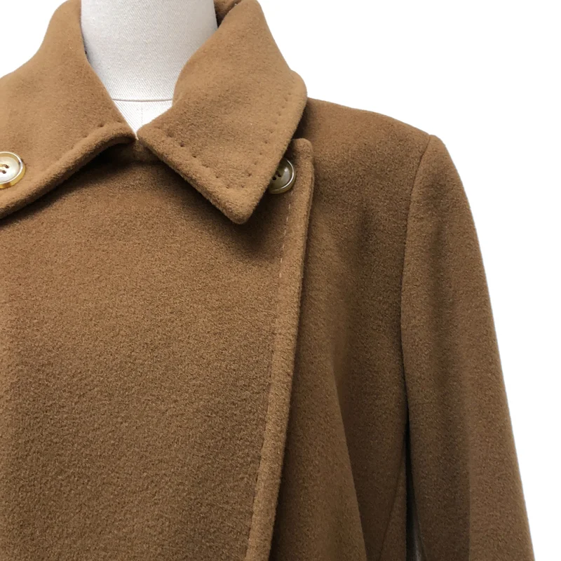 Max Mara / マックスマーラ | ウール ベルテッド コート / ロゴ総裏地 | 42 | レディース