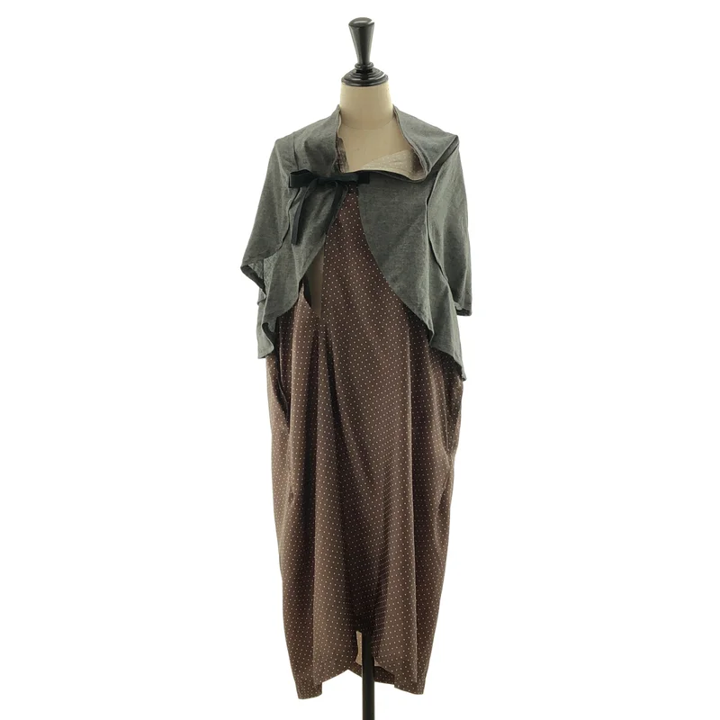 tricot COMME des GARCONS / トリココムデギャルソン | 2010AW | ドット ケープ ワンピース TF-O028 | S | レディース