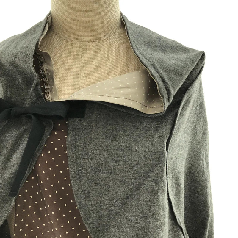 tricot COMME des GARCONS / トリココムデギャルソン | 2010AW | ドット ケープ ワンピース TF-O028 | S | レディース