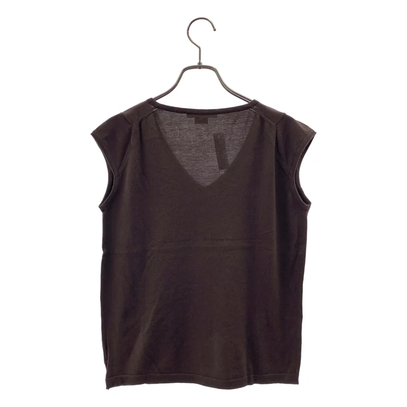 JOHN SMEDLEY / ジョンスメドレー | コットン ノースリーブニット タンクトップ | S | レディース