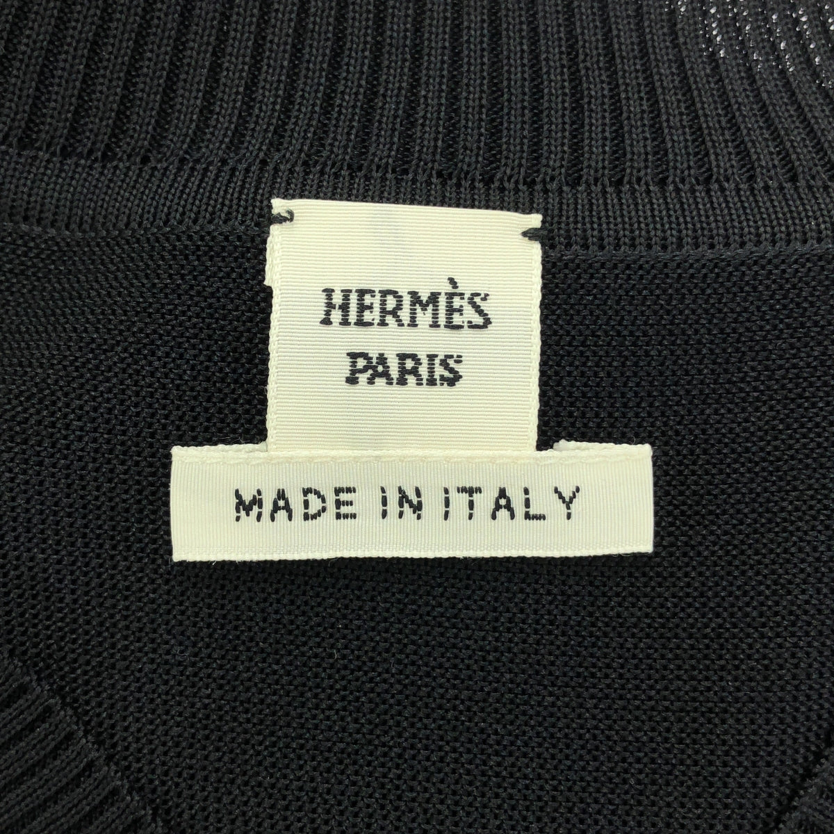 【美品】  HERMES / エルメス | silk 100％ / シルク ツイルレーヌ スカーフ ニット プルオーバー | 34 | イエロー/ホワイト | レディース 美品】 HERMES / エルメス | silk 100％ / シルク ツイルレーヌ