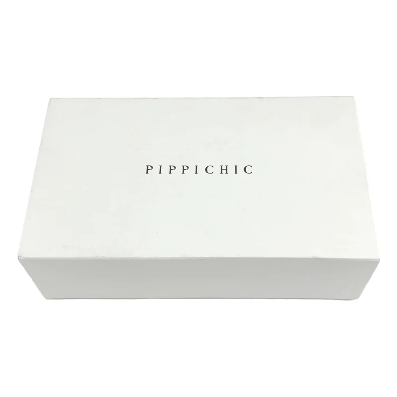 PIPPICHIC / ピッピシック | × UNITED ARROWS / ANNA JWL 別注 レザー ラインストーン装飾 フラットパンプス | 36 1/2 | レディース