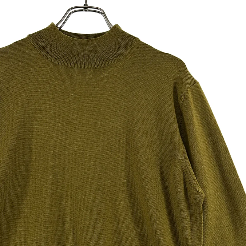 morgano / モルガーノ | × BEAMS F / 別注 ウール モックネックニット |