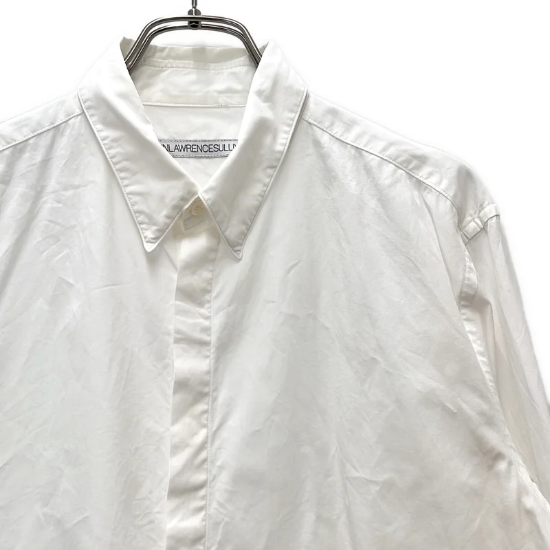 JOHN LAWRENCE SULLIVAN / ジョンローレンスサリバン | BROADCLOTH REGULAR COLLAR SHIRT / コットン ブロードクロス レギュラーカラーシャツ | 38 | メンズ