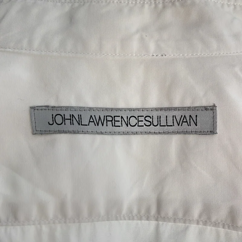 JOHN LAWRENCE SULLIVAN / ジョンローレンスサリバン | BROADCLOTH REGULAR COLLAR SHIRT / コットン ブロードクロス レギュラーカラーシャツ | 38 | メンズ