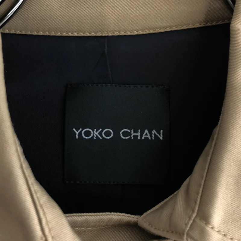 YOKO CHAN / ヨーコチャン | コットン ダブルボタン トレンチコート | 38 | レディース