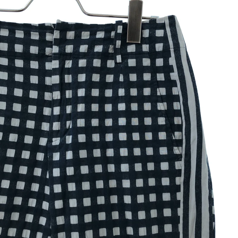 HaaT ISSEY MIYAKE / ハートイッセイミヤケ | ブロックチェック テーパードパンツ | 2 | レディース