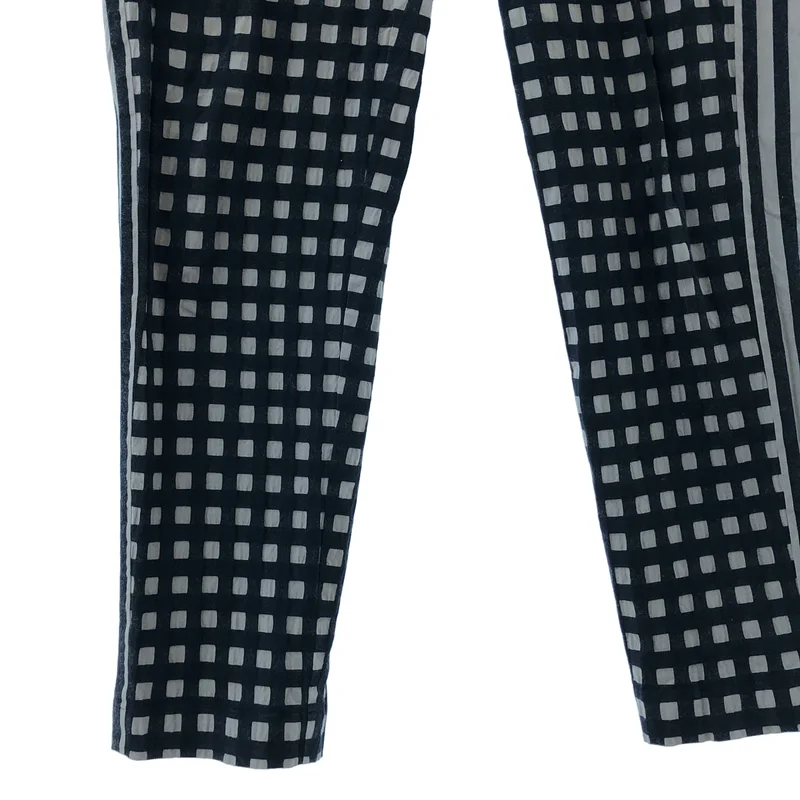 HaaT ISSEY MIYAKE / ハートイッセイミヤケ | ブロックチェック テーパードパンツ | 2 | レディース