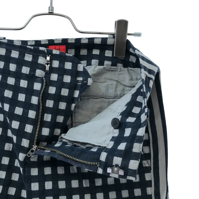 HaaT ISSEY MIYAKE / ハートイッセイミヤケ | ブロックチェック テーパードパンツ | 2 | レディース
