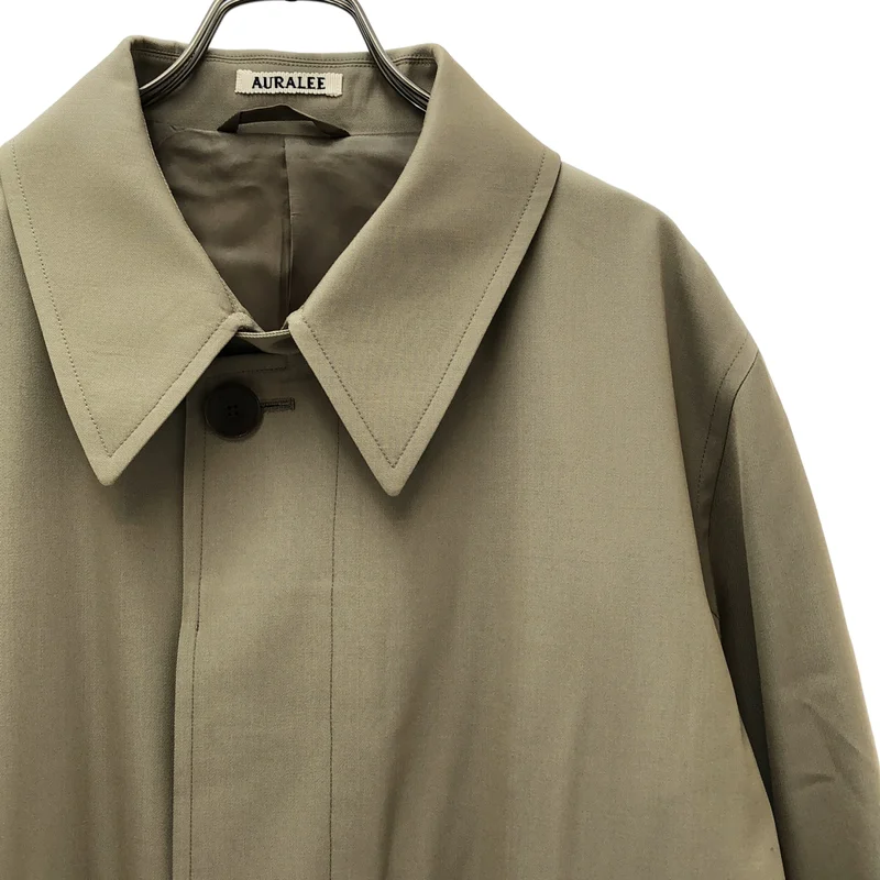 AURALEE / オーラリー | 2026SS | LIGHT WOOL MAX GABARDINE COAT コート A26SC01MG | 4 | メンズ