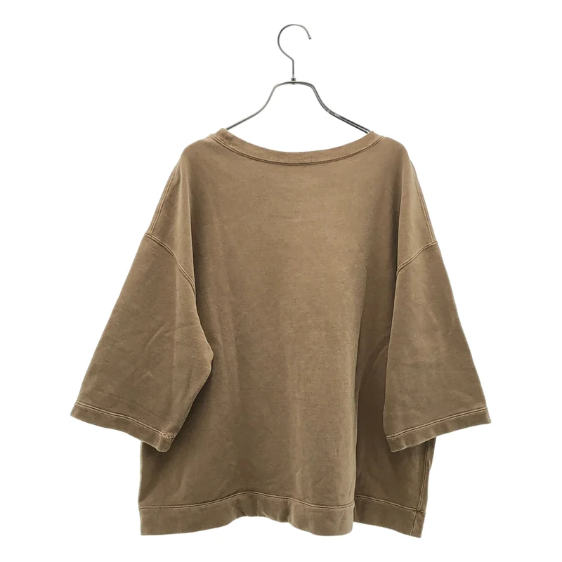 journal standard luxe / ジャーナルスタンダードラックス | ユーズド加工 SUNDAY プリント スウェットTシャツ |